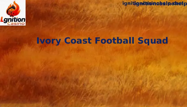 Ivory Coast Football Squad