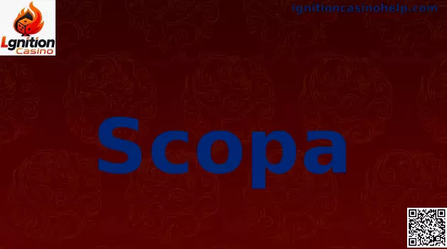Mesa de juego de Scopa tradicional con cartas italianas en México
